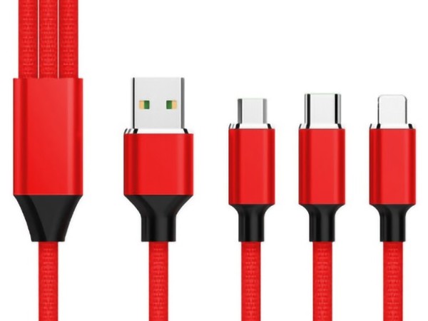 三合一數(shù)據(jù)線，一拖三數(shù)據(jù)線，一線三用，使用更方便