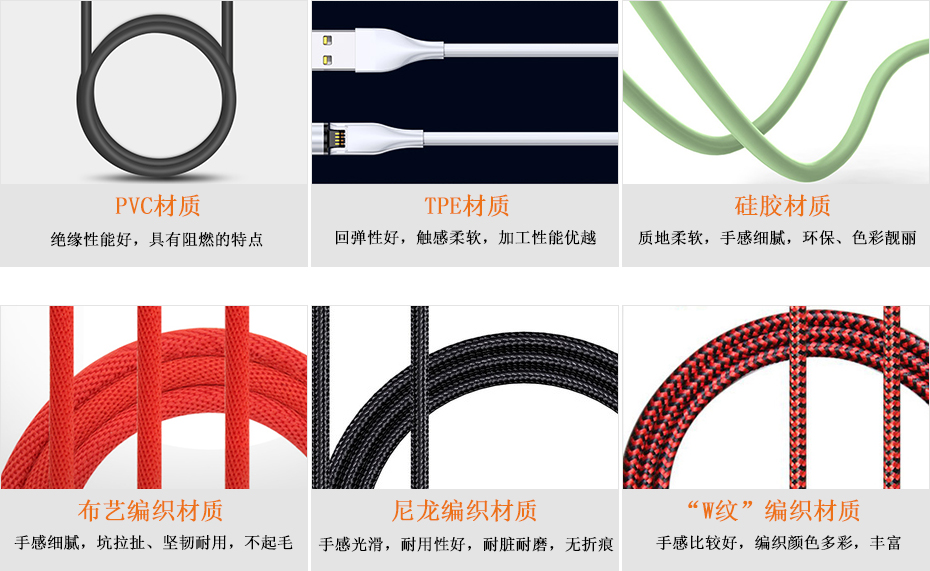 磁吸連接線材質(zhì)